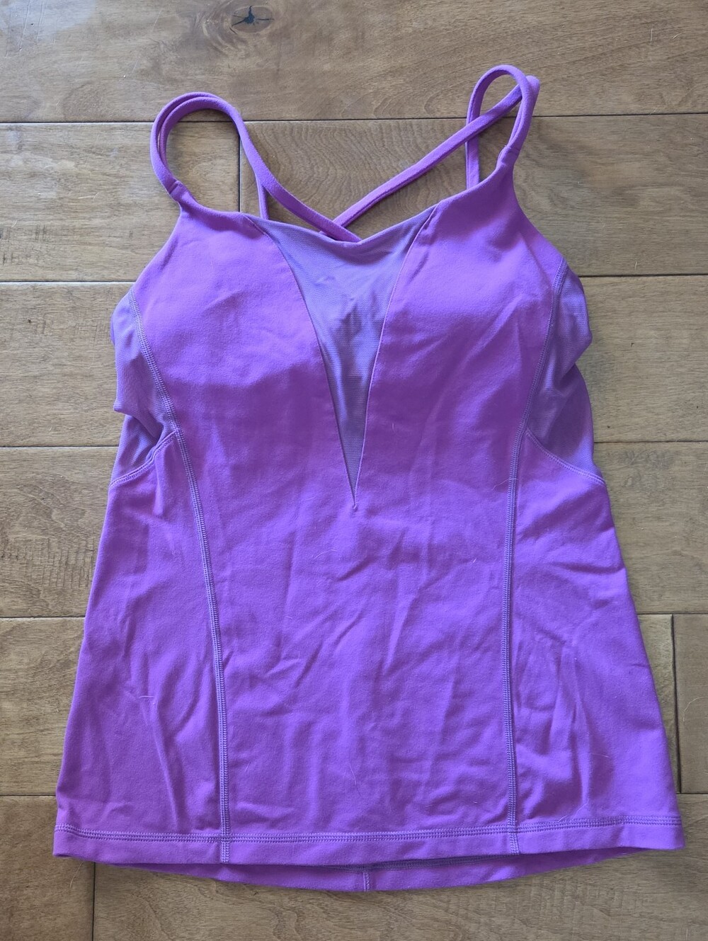 lululemon athletica Vibrant Magenta Mesh-Panel Tank - Picture 5 of 5
